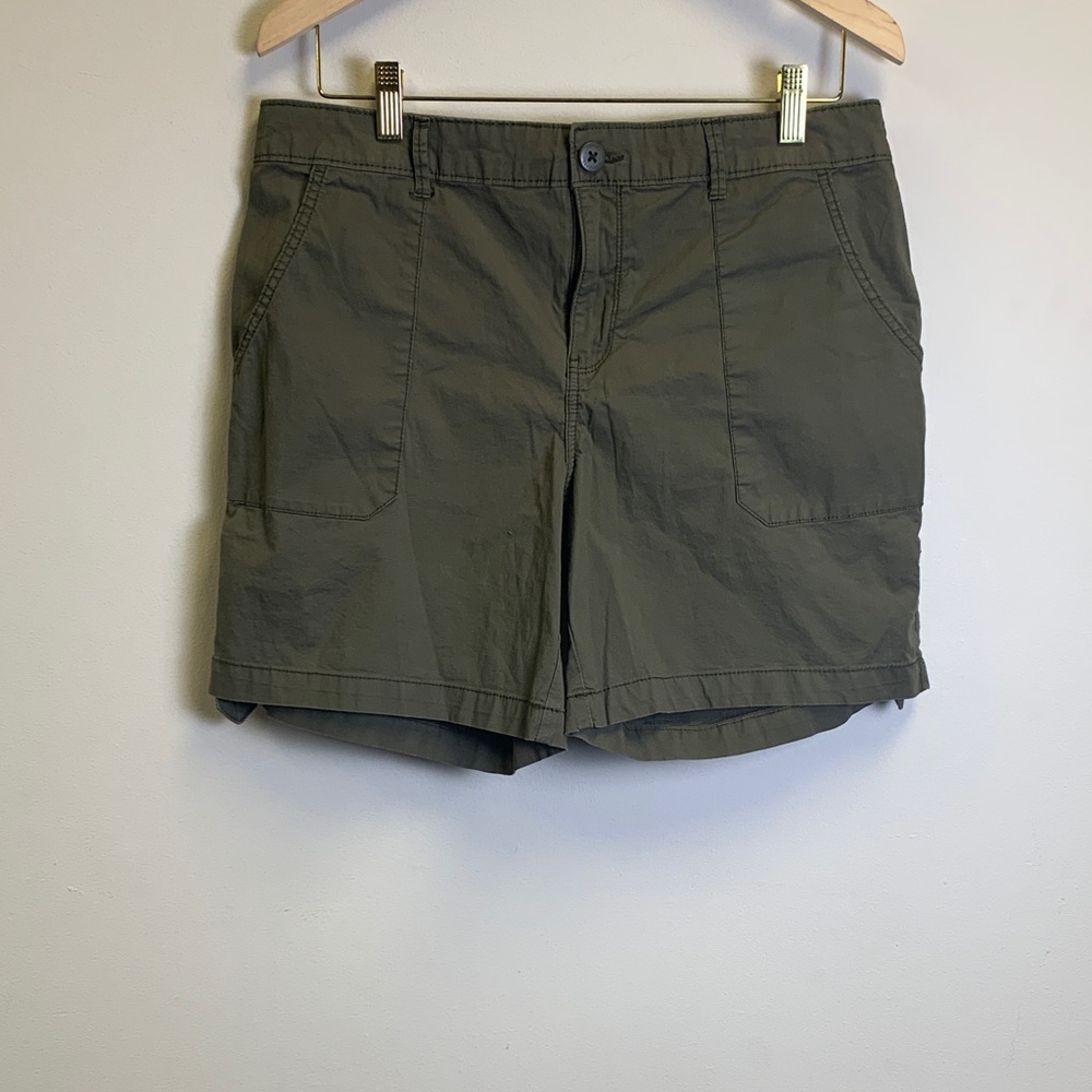 Social Standard Olive Green Shorts